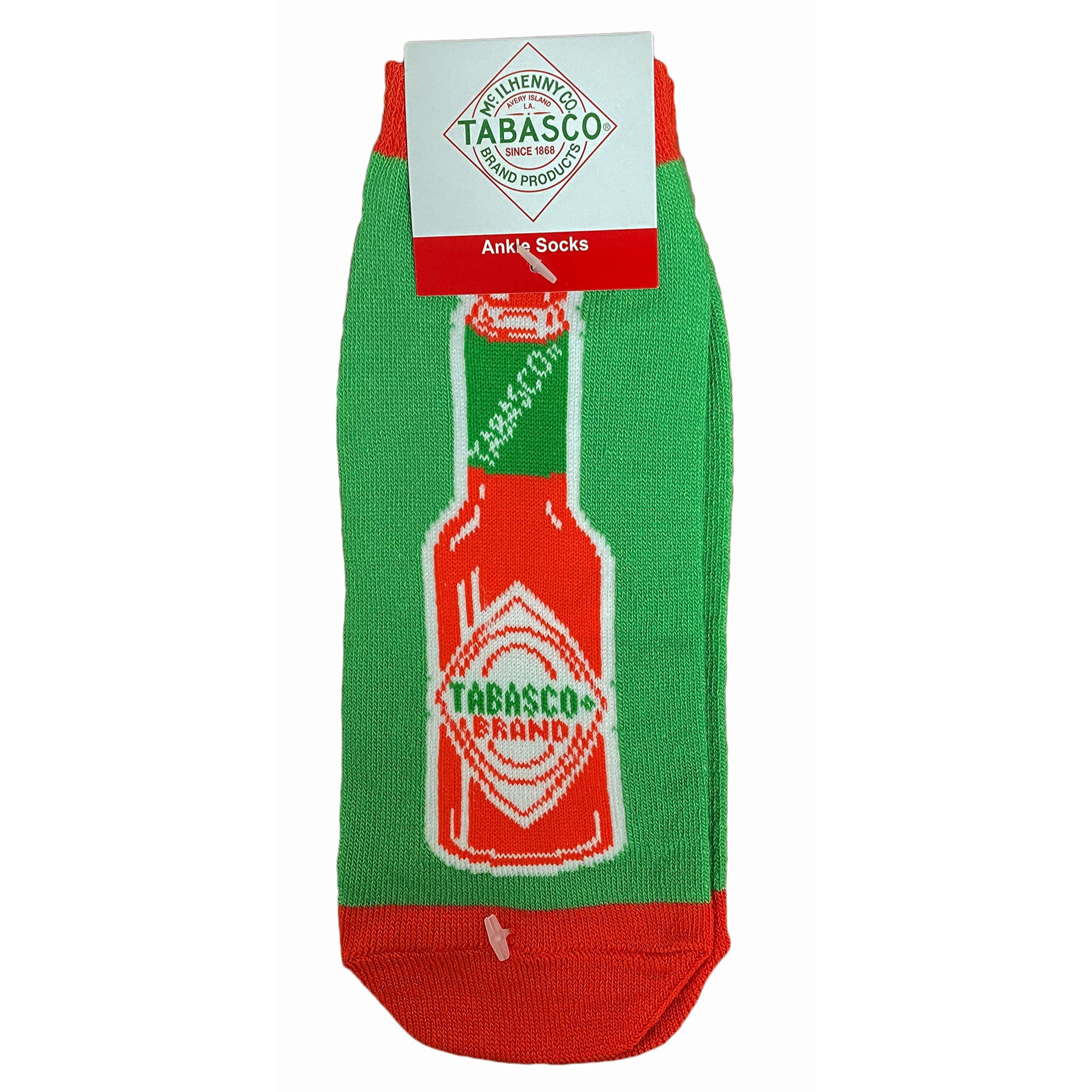 Tabasco Red and Green Ankle Socks