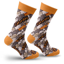 Load image into Gallery viewer, Caturday Socks