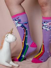 Load image into Gallery viewer, Unicorn Knee Socks