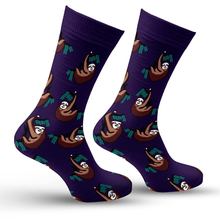 Load image into Gallery viewer, Sloth & Eucalyptus Socks