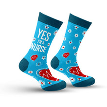 Load image into Gallery viewer, Yes I'm a Nurse Socks
