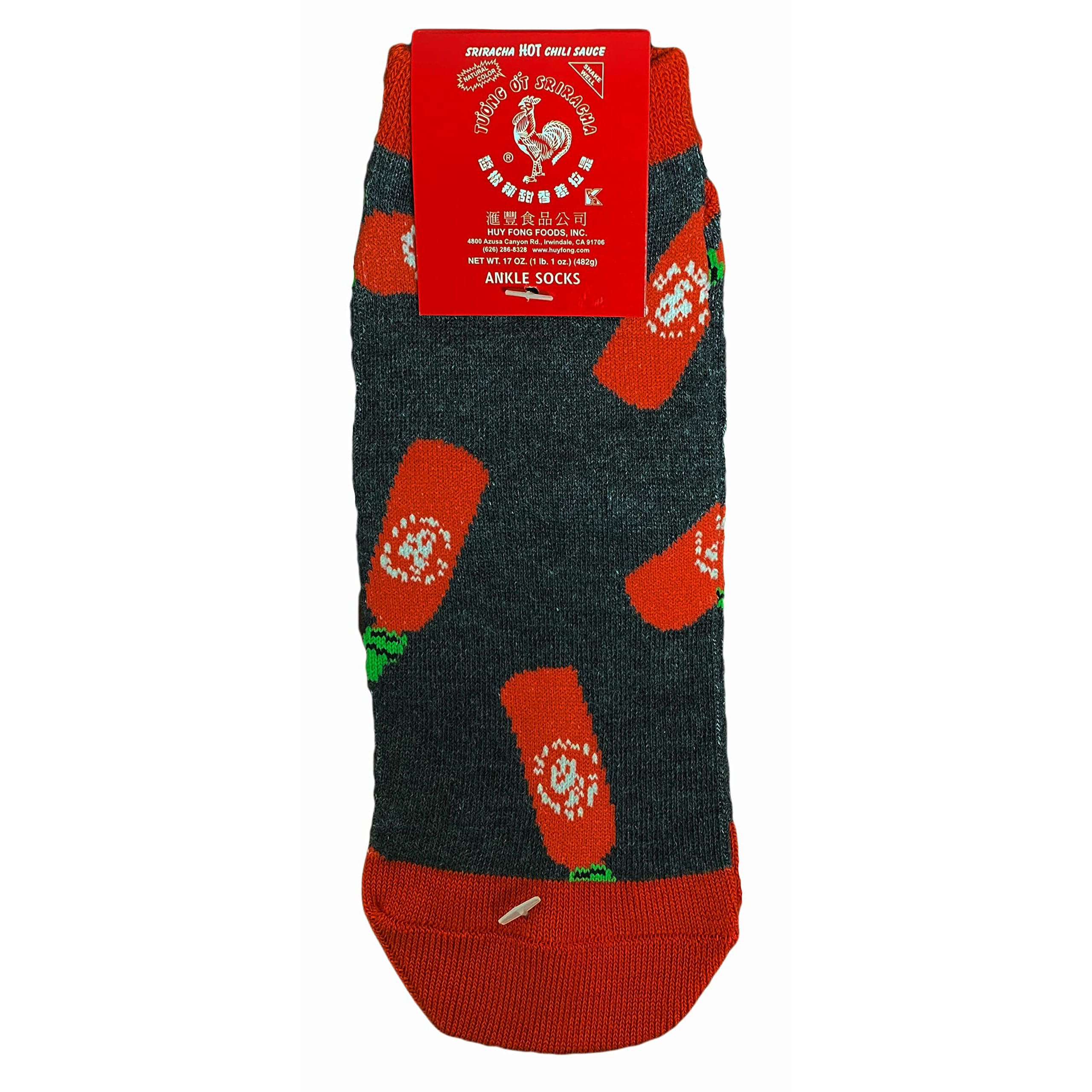 Sriracha Tossed Bottle Ankle Socks