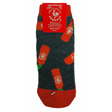 Load image into Gallery viewer, Sriracha Tossed Bottle Ankle Socks
