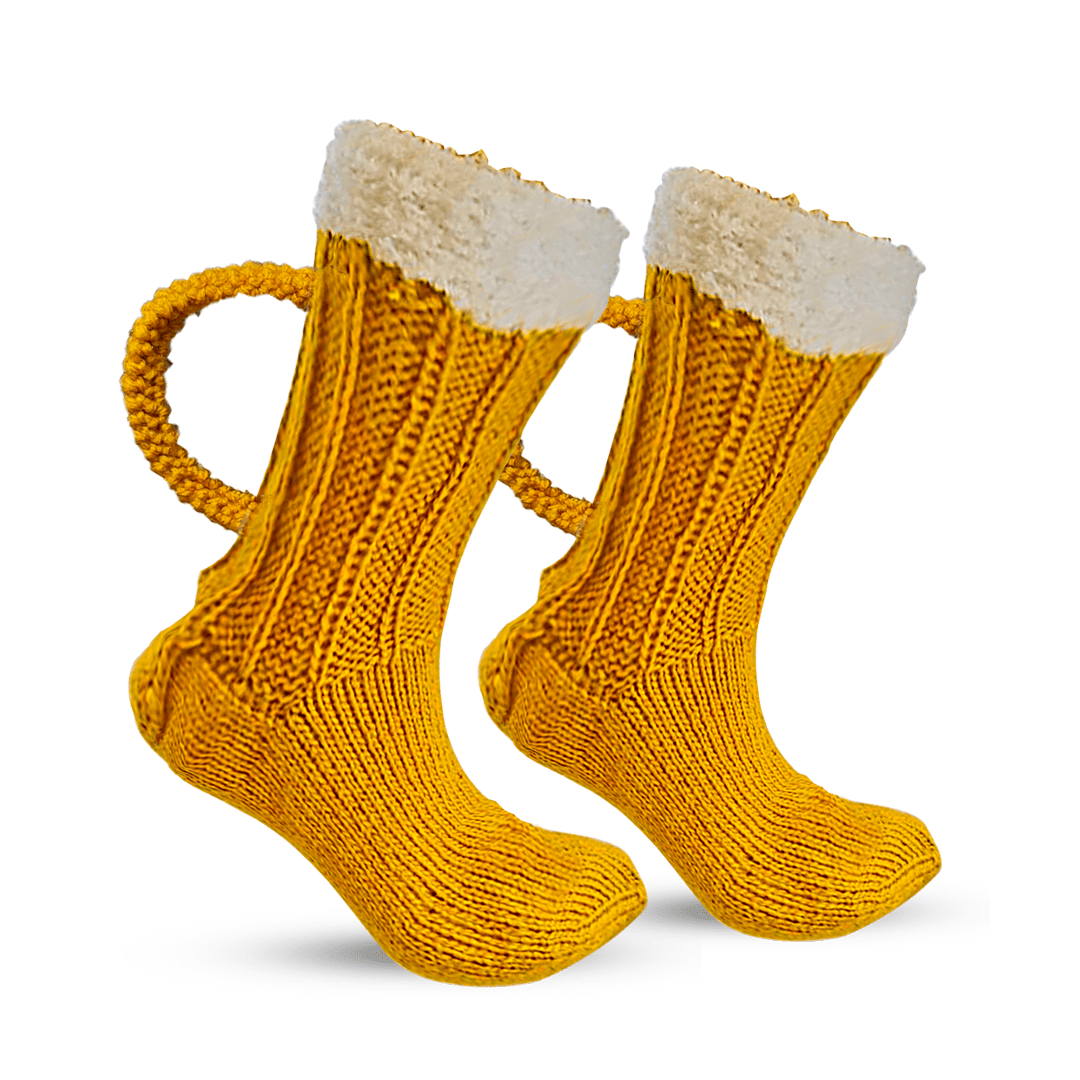 3D Beer Mug Socks