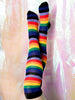 Load image into Gallery viewer, Rainbow Knee High Socks
