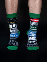 Load image into Gallery viewer, Bumper Sticker Socks

