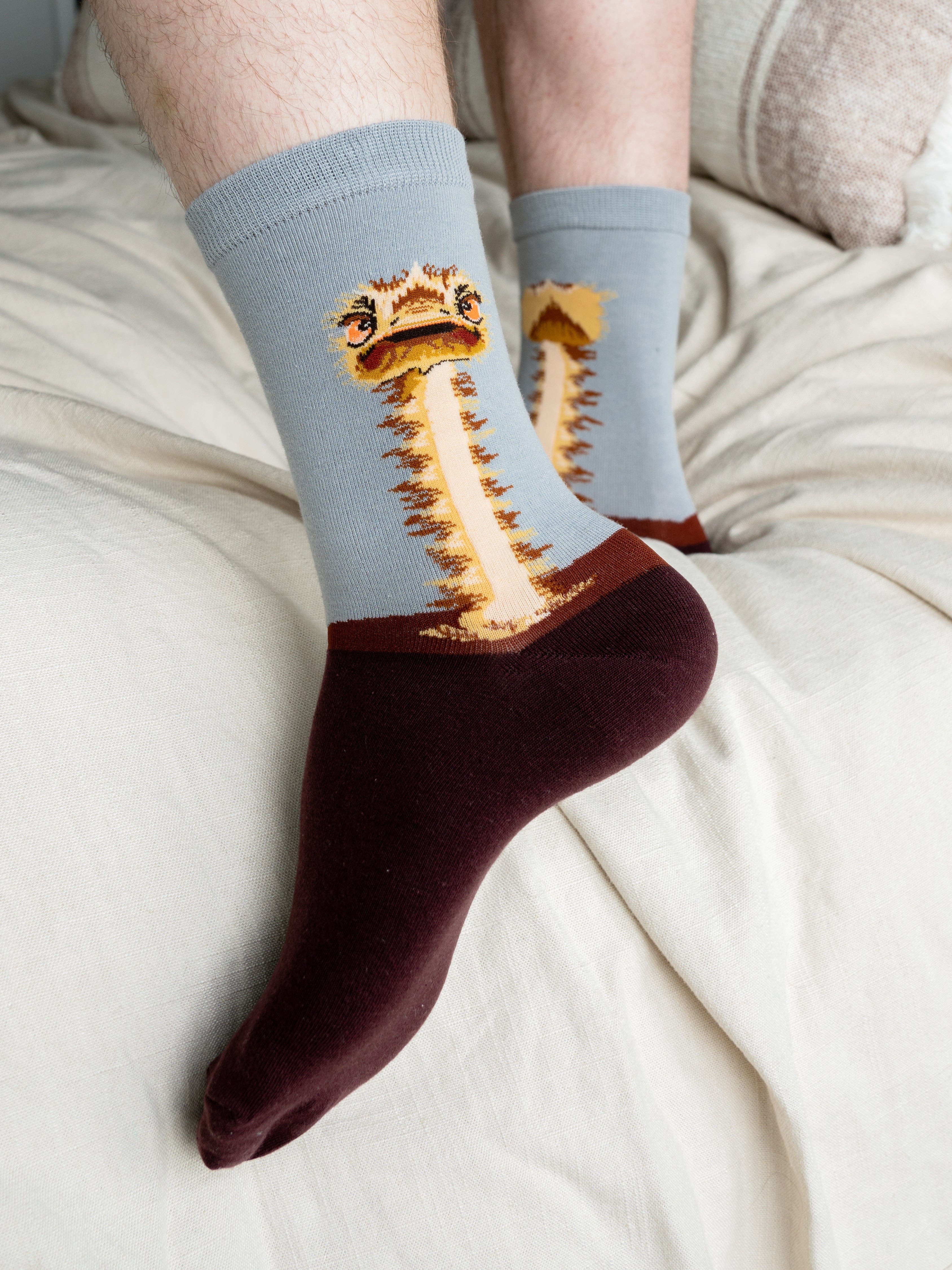 Angry Ostrich Socks
