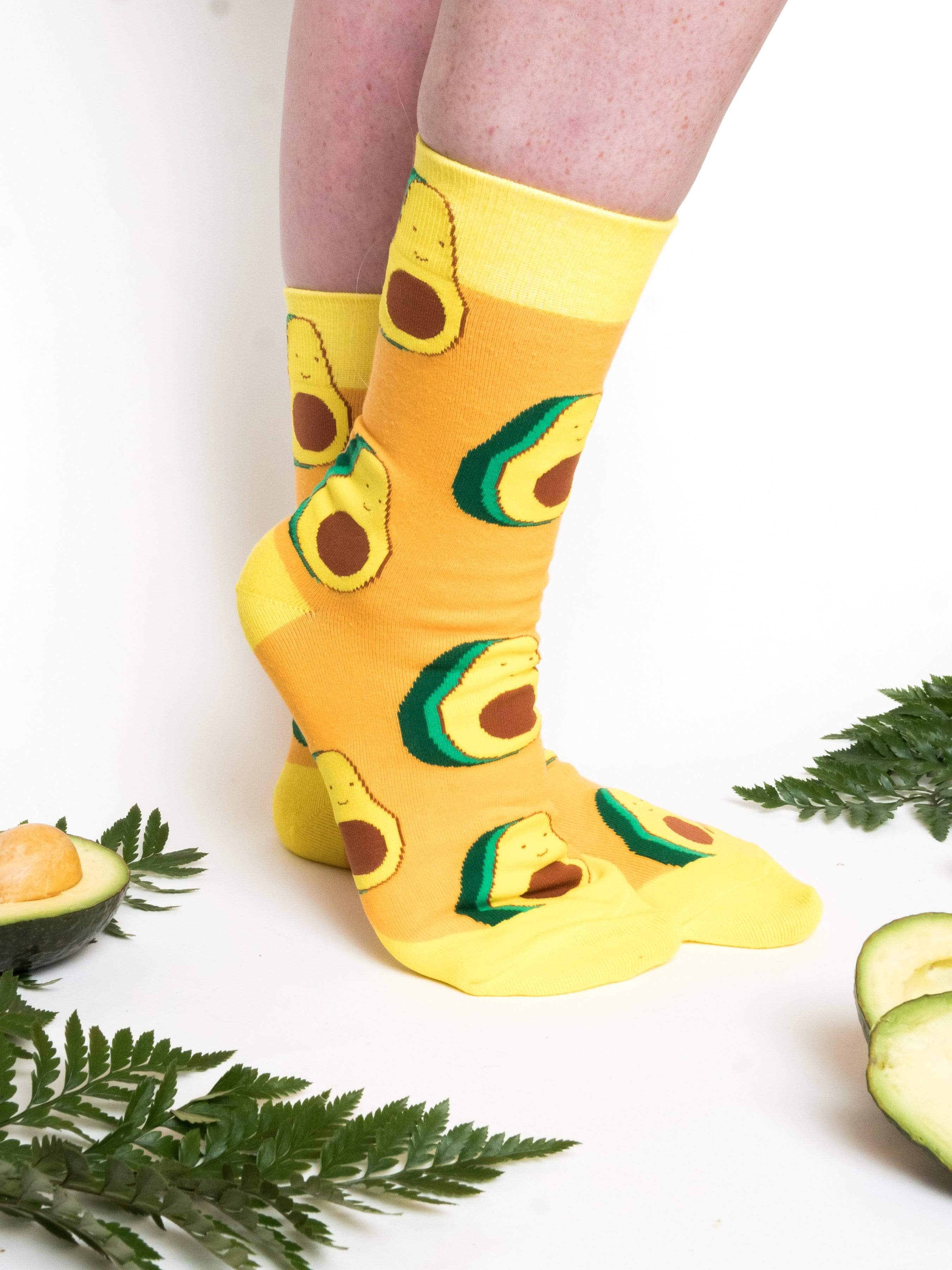 Yellow Avocado Socks