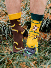 Load image into Gallery viewer, Monkey &amp; Banana Socks
