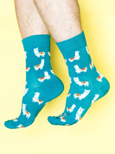 Load image into Gallery viewer, Green Llama Socks

