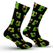 Load image into Gallery viewer, Frog Meme Socks

