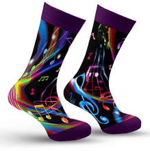 Load image into Gallery viewer, Musical Notes Socks
