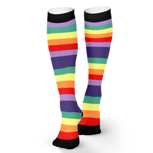 Load image into Gallery viewer, Rainbow Knee High Socks
