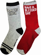 Load image into Gallery viewer, Schitt's Creek Assorted Crew Socks with Funny Quotes 2 Pk

