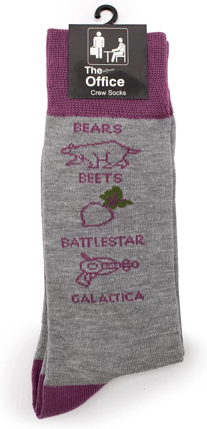 The Office Bear Beets Crew Socks