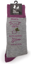 Load image into Gallery viewer, The Office Bear Beets Crew Socks

