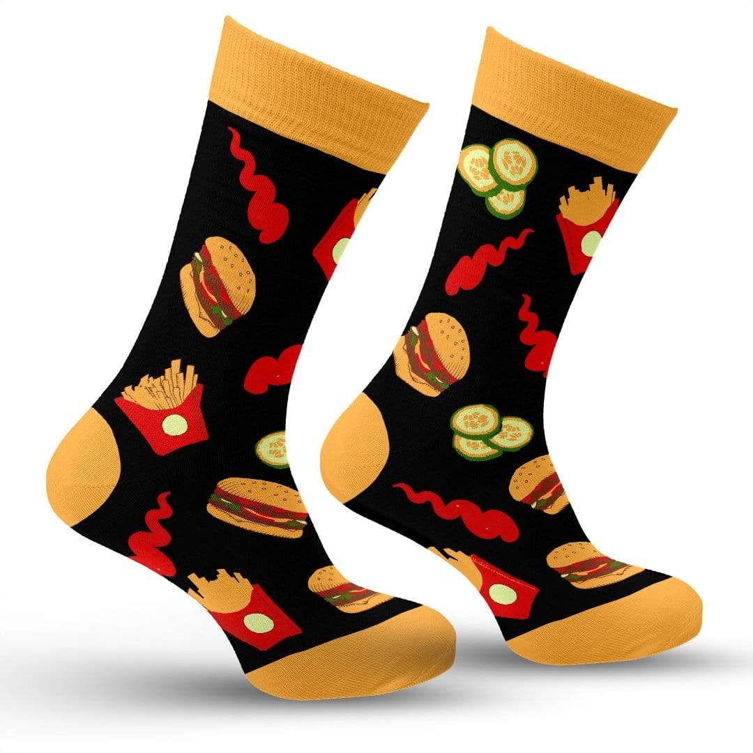 Hamburger & Fries Socks