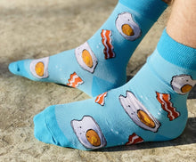 Load image into Gallery viewer, Eggs &amp; Bacon Breakfast Socks
