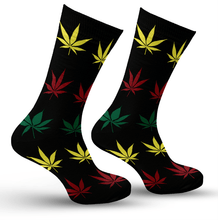 Load image into Gallery viewer, Multi Colored Leaf Socks

