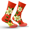 Winter Warm Flower Socks
